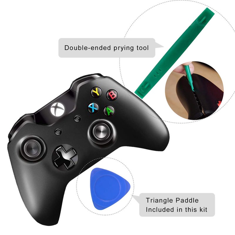RGEEK Xbox One Controller Joystick Replacement,RGEEK 4PCS Xbox one Joysticks Replacement Parts with T6 T8 T10 Repair Screwdriver Kit for Xbox One Controller - Image 5